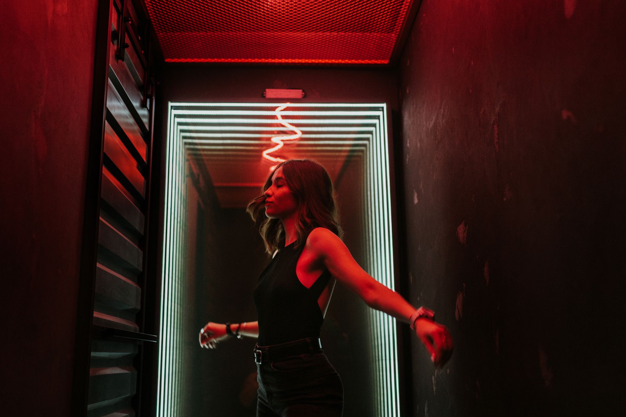 Inside a bar in bangkok