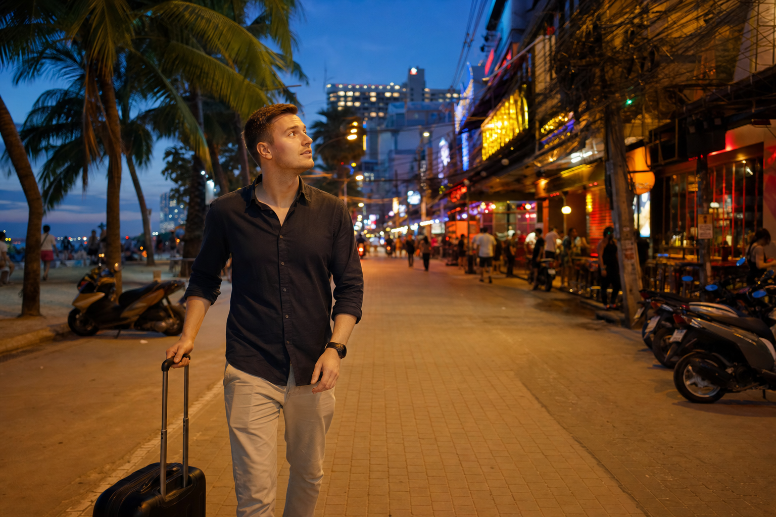 Finally Arriving In Pattaya, Sin City