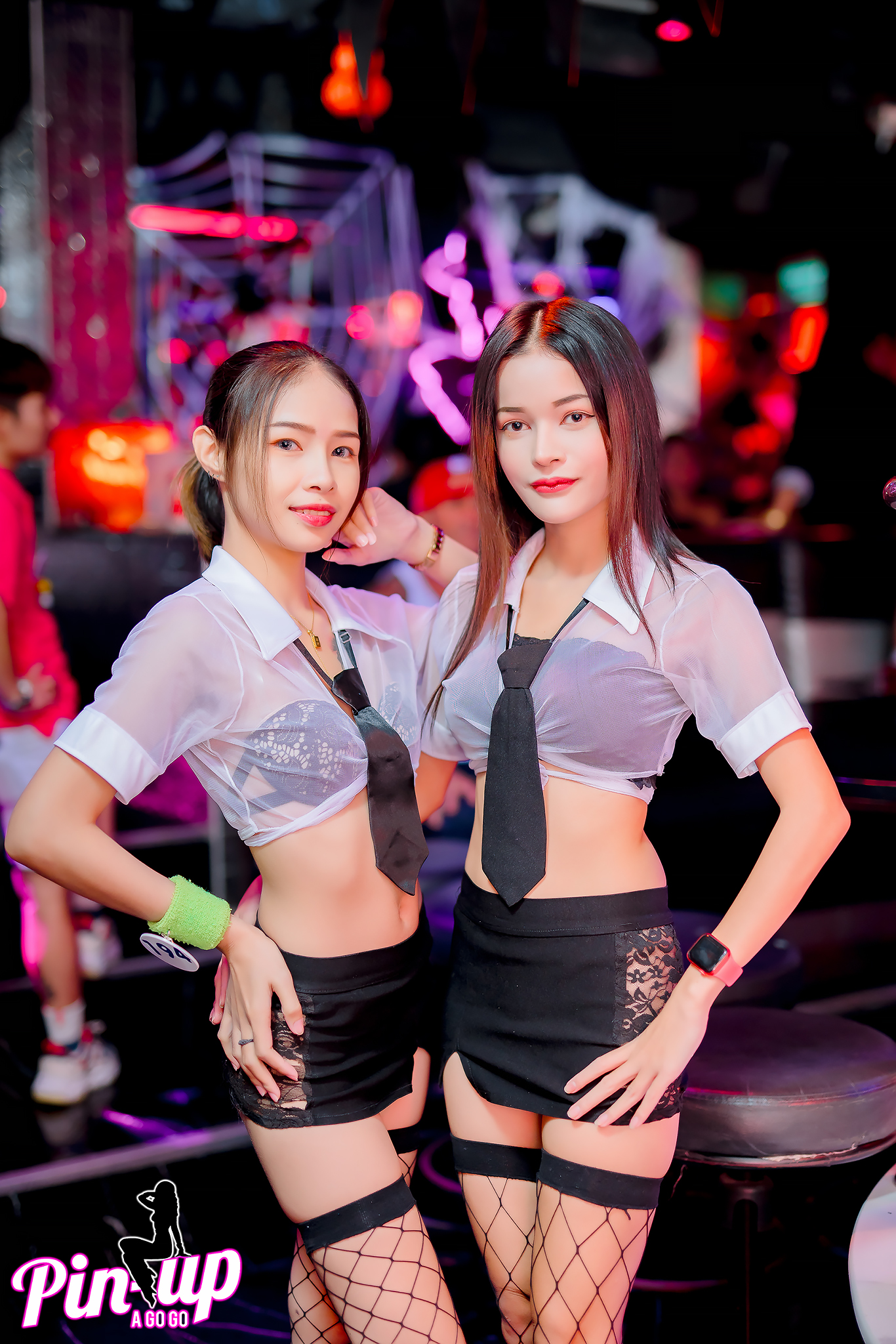 Two Thai Soi Cowboy Go Go Girls