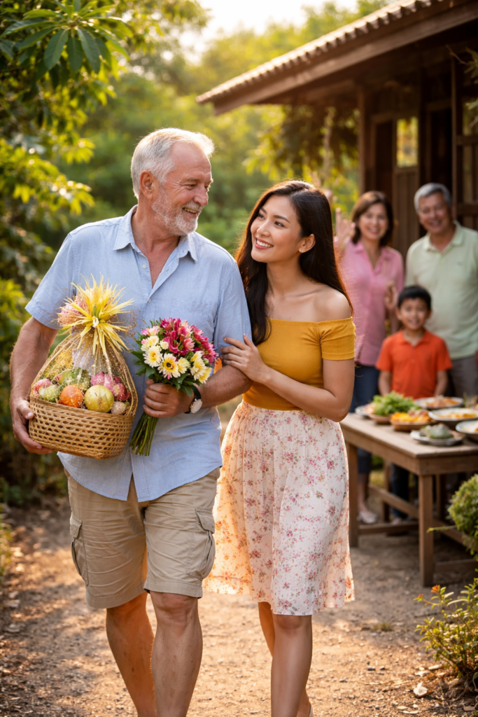 Meeting Bar Girls Family In Isan