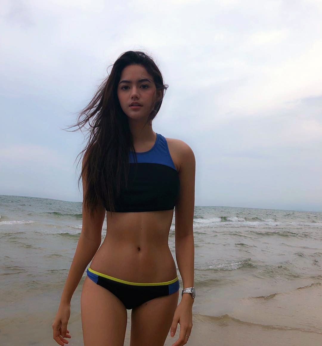 Thai Bar Girl At The Beach
