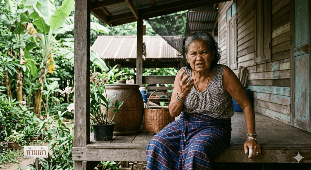 Angry Thai Wifes Mother