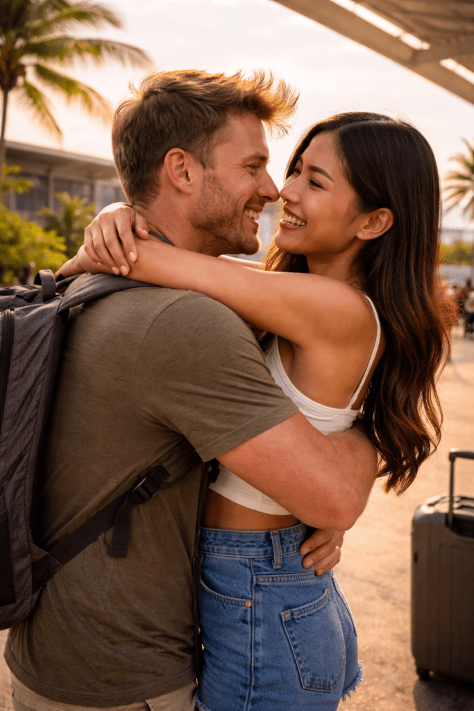 Meeting Online Girlfriend