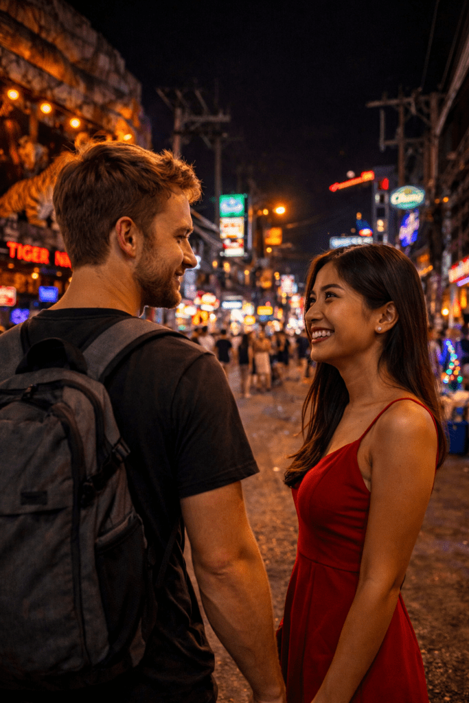 Meeting a girl on bangla road