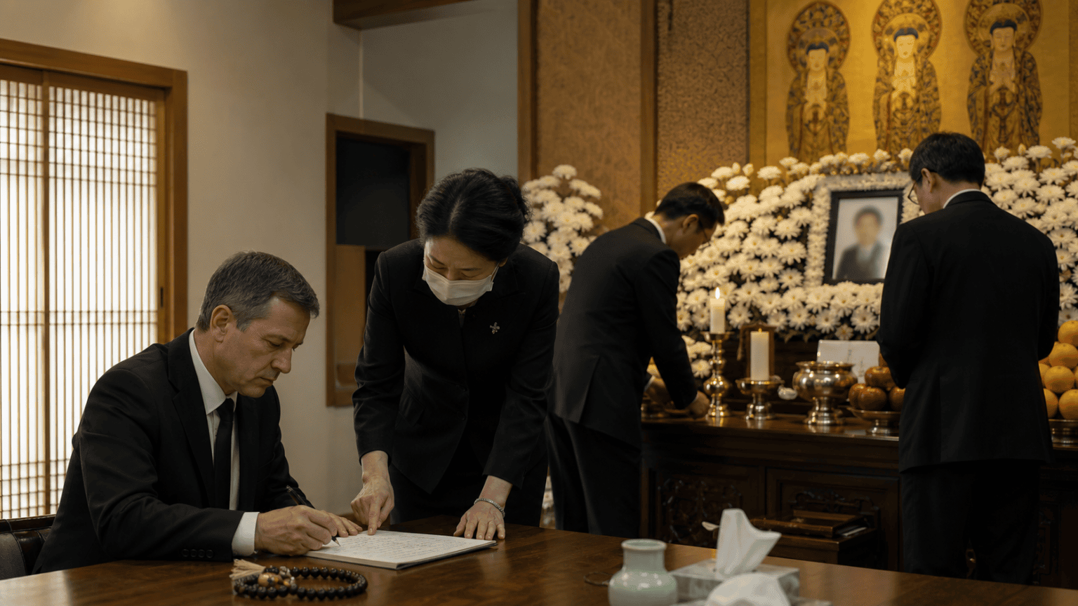 Arranging the Funeral Wake