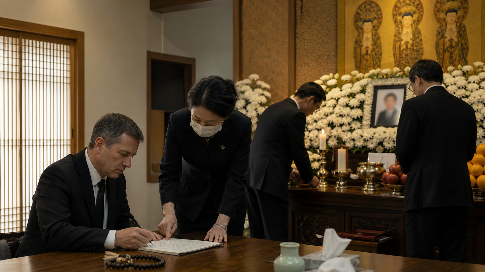 Arranging the Funeral Wake