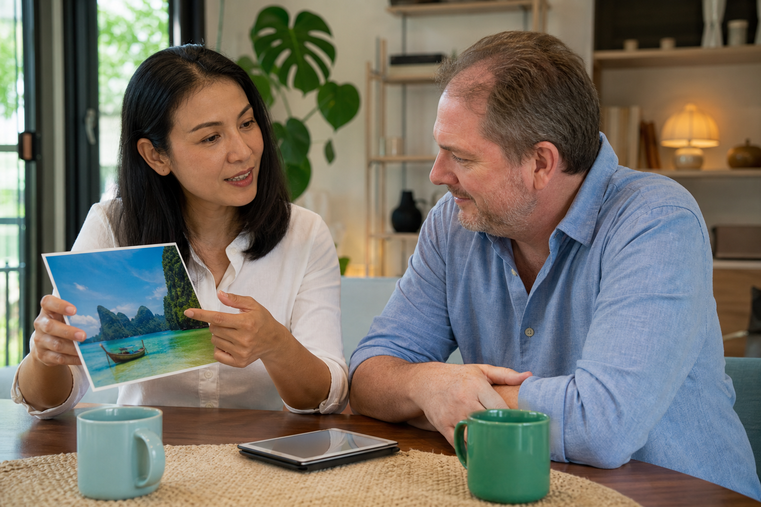 Her Stories About Thailand Inspire His First Trip