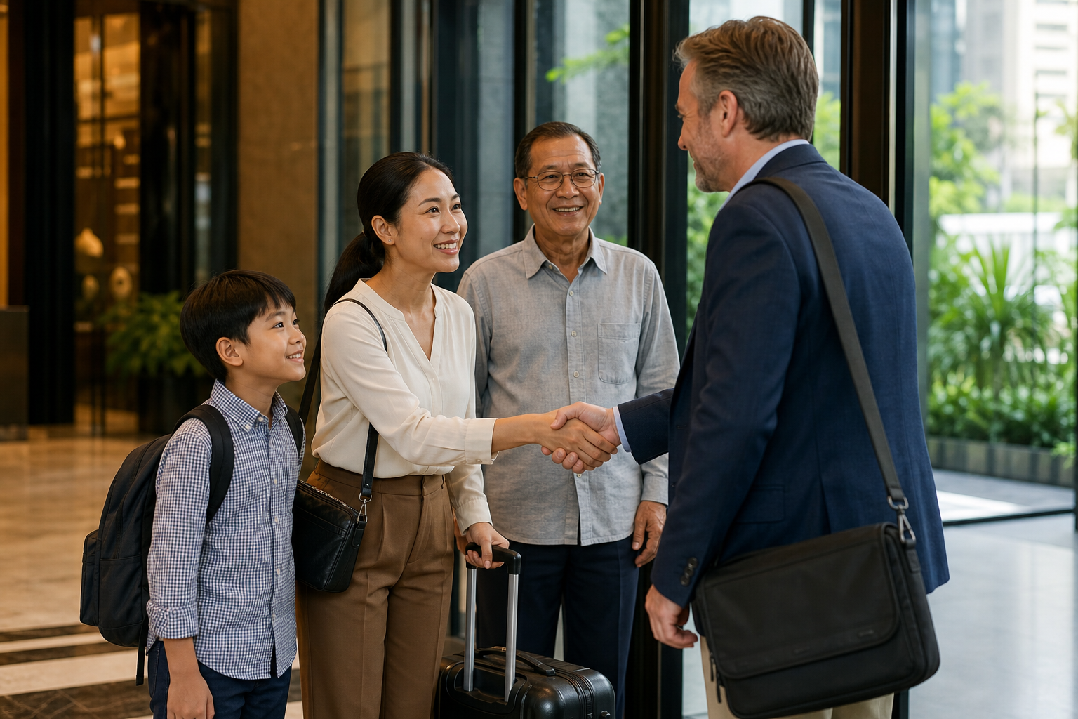 Her Surprise Return with Her Son and Stepfather
