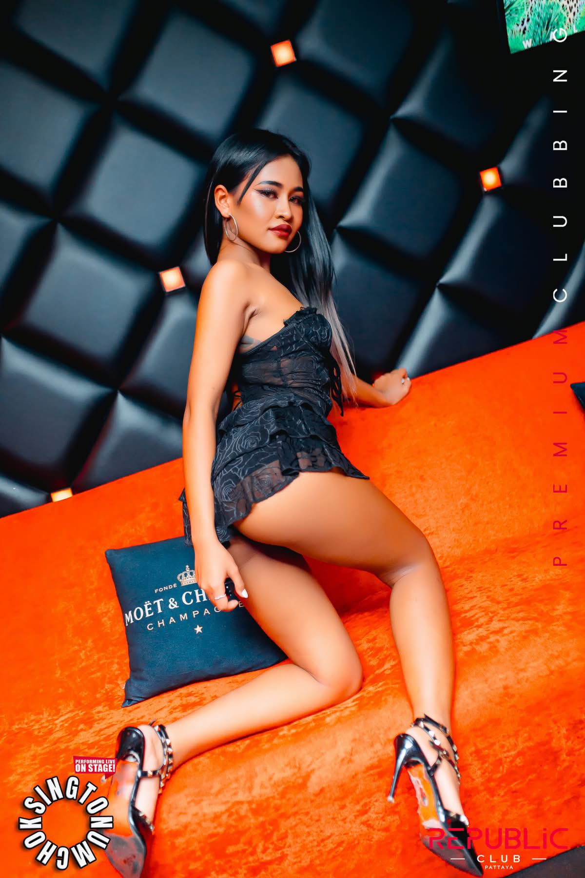 Beautiful young go go girl