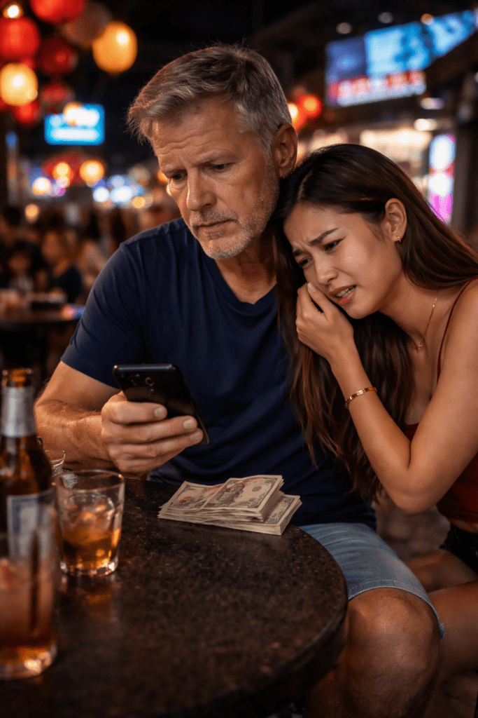 Bargirl Fake Illness Scam