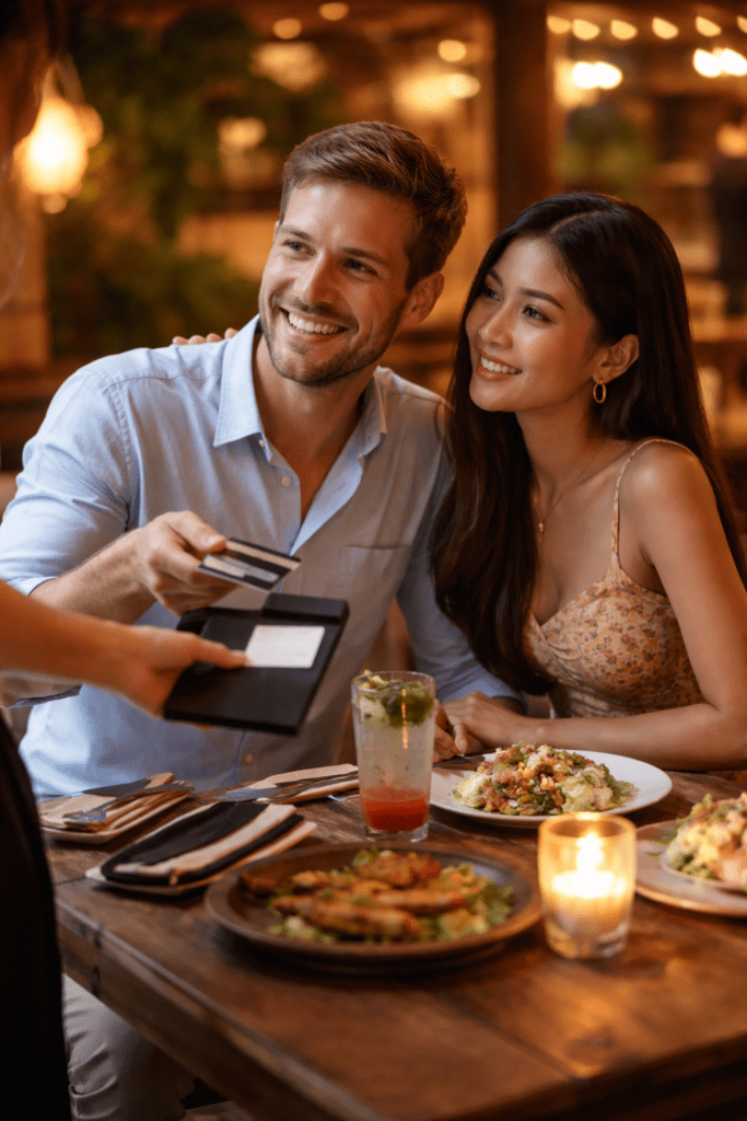 Farang always paying the dates