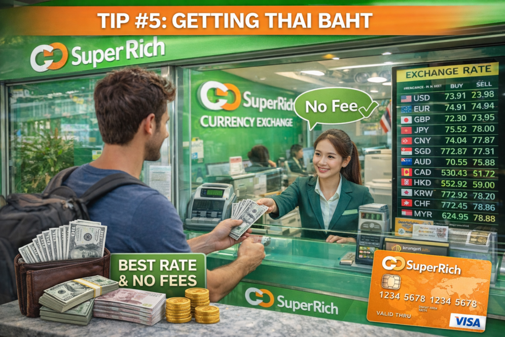 Getting Thai Baht
