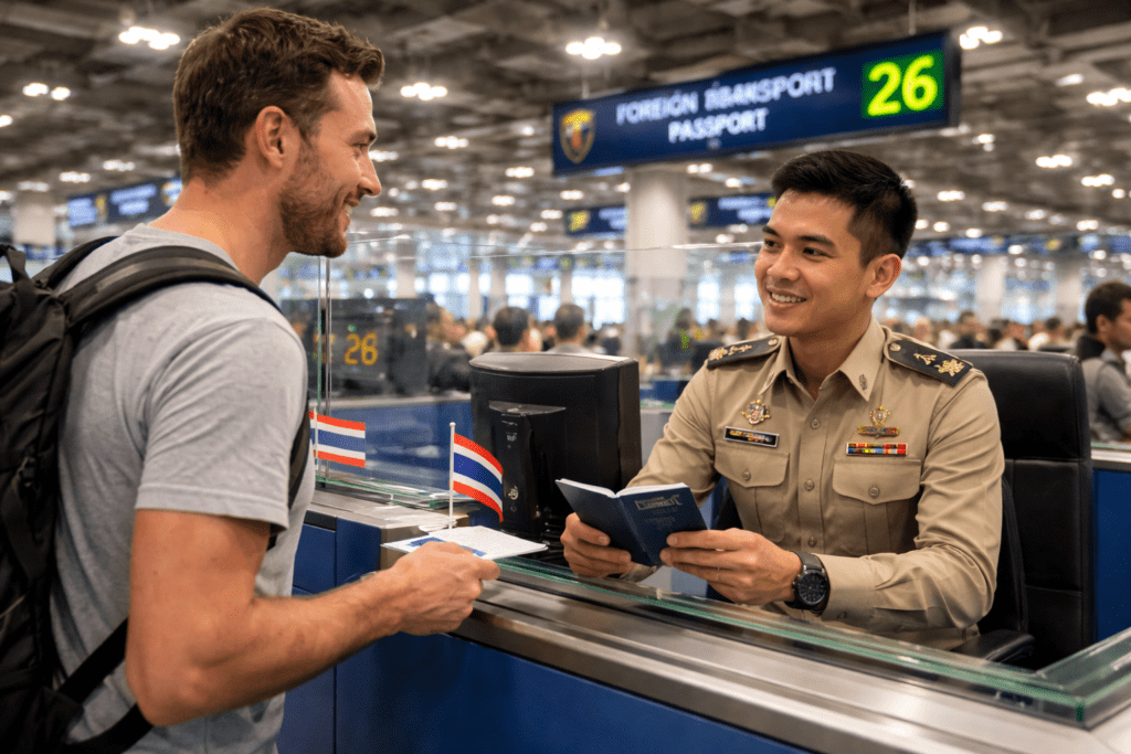 Immigration Office At Bangkok Airport