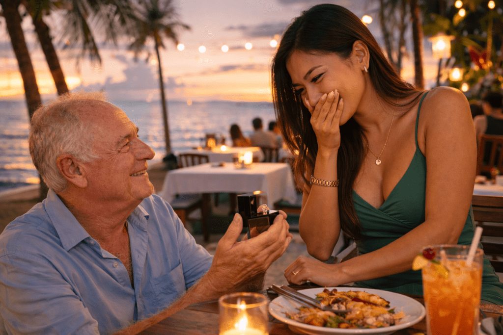 Proposing To A Thai Girl