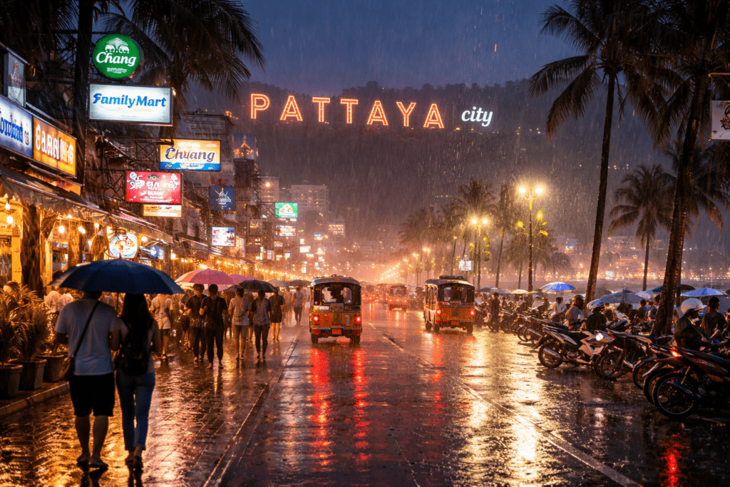 Rainy Pattaya City