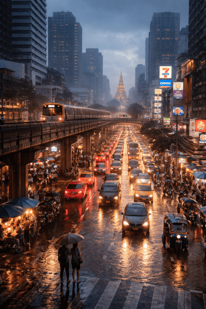 Rainy Season In Bangkok