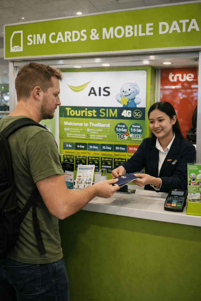 Sim cards and mobile data in chiang mai