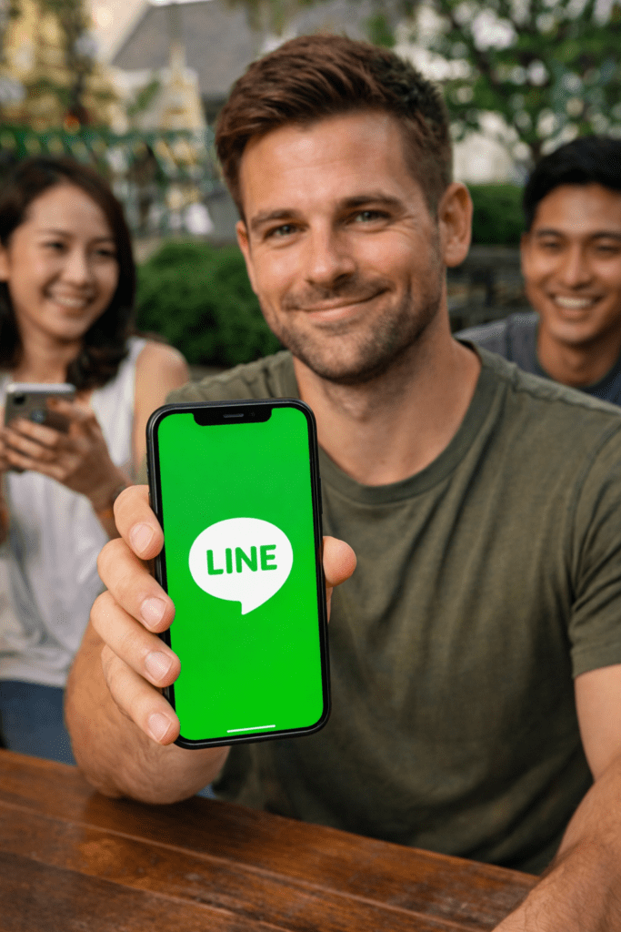 Using The LINE app In Thailand