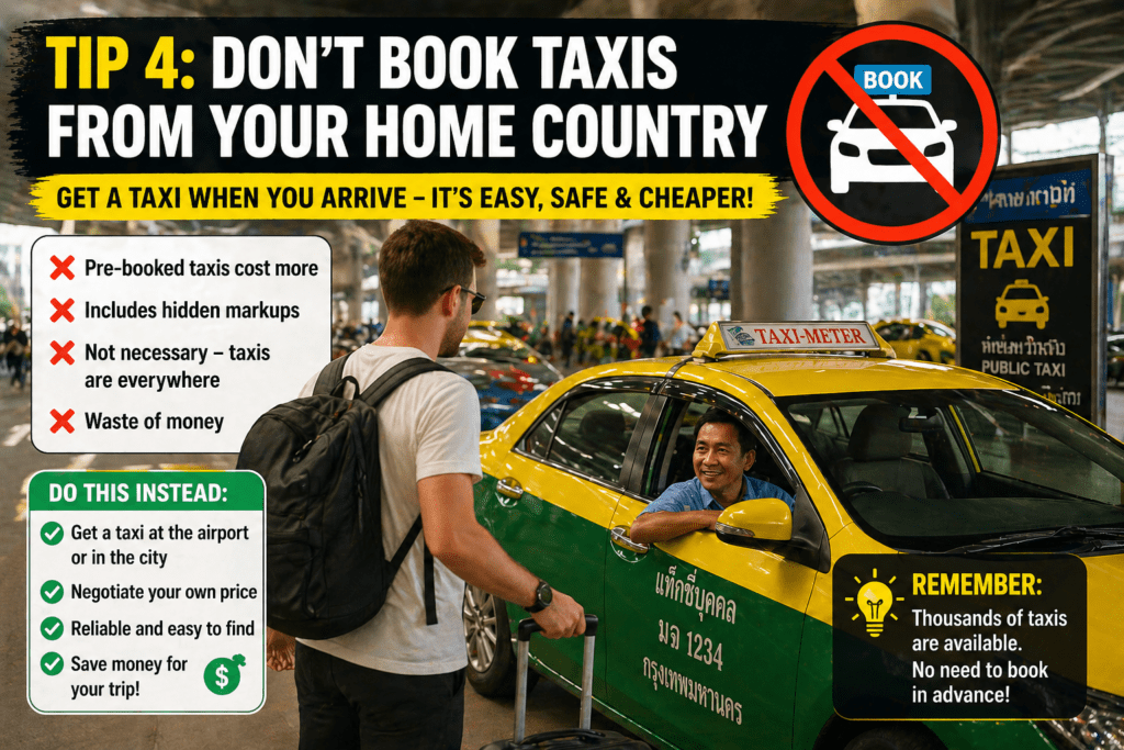 Booking Taxis In Thailand