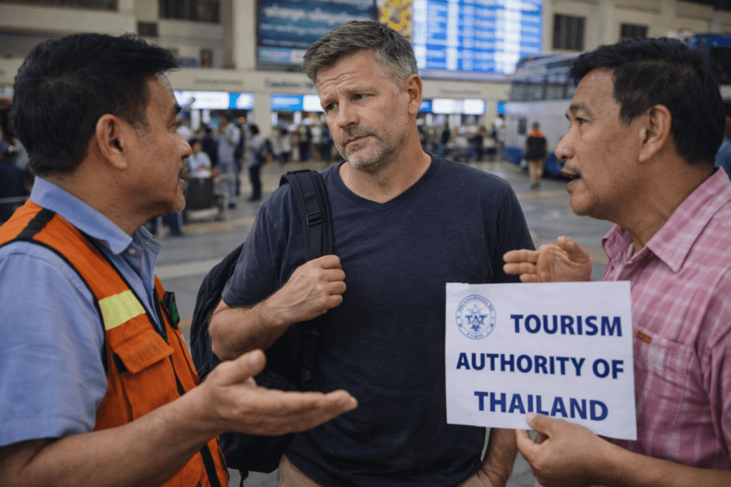 Bus and Train Station Scams