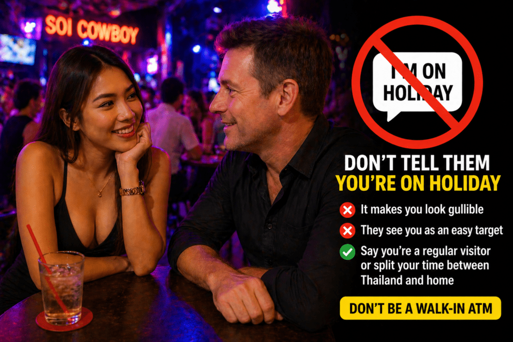 Dont Tell bar Girls You Are On Holiday