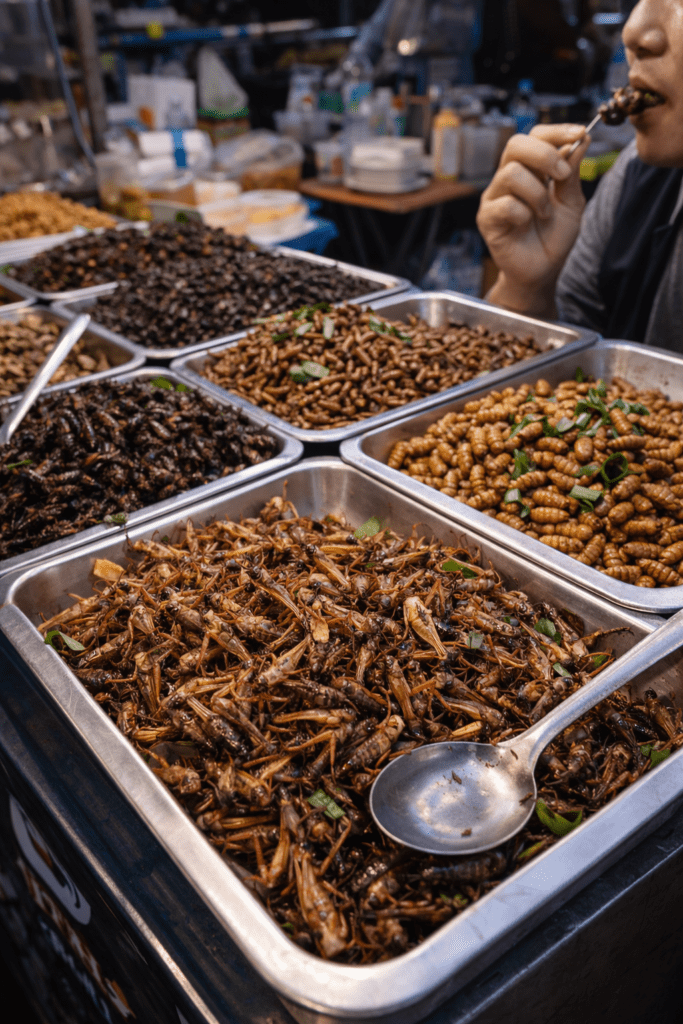 Eating Bugs In Thailand