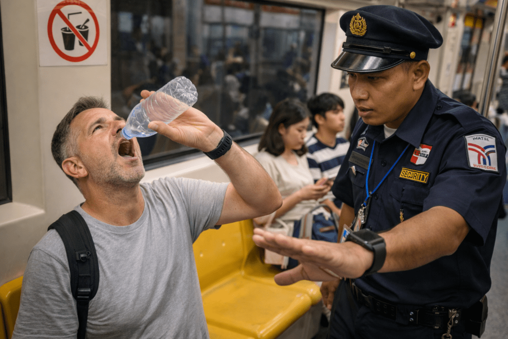 Eating and Drinking On Bangkok BTS