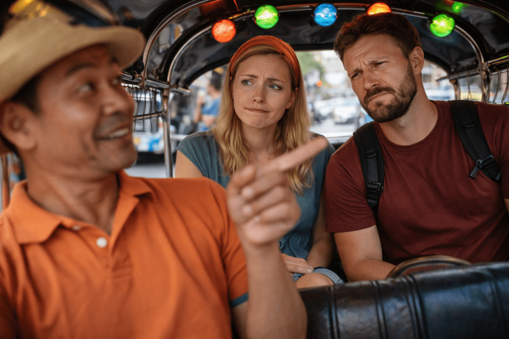 Ignore Tuk Tuk Drivers Recommendations
