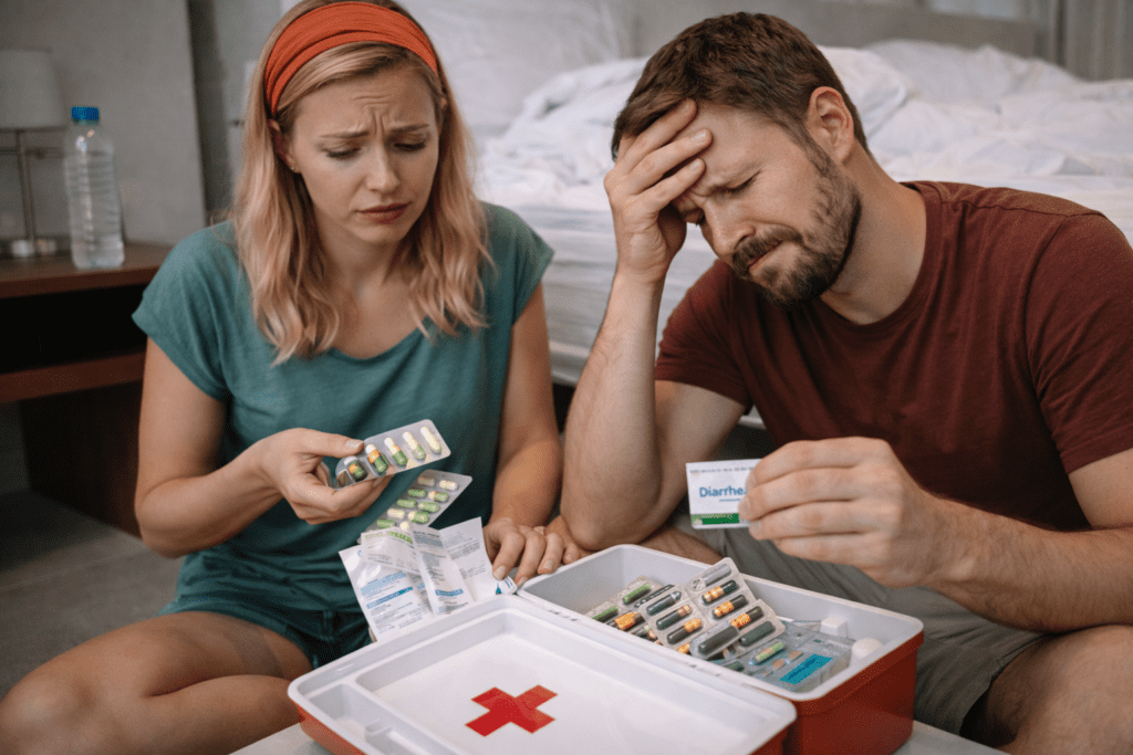 Keep Medicine Incase Sick From Street Food