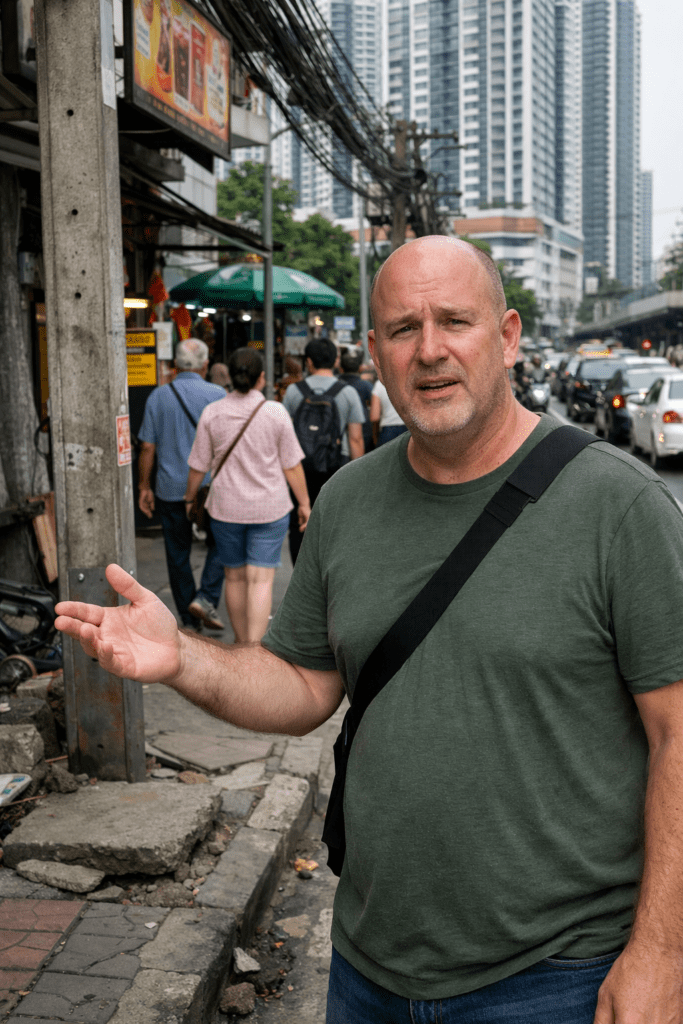 Sidewalks in Thailand