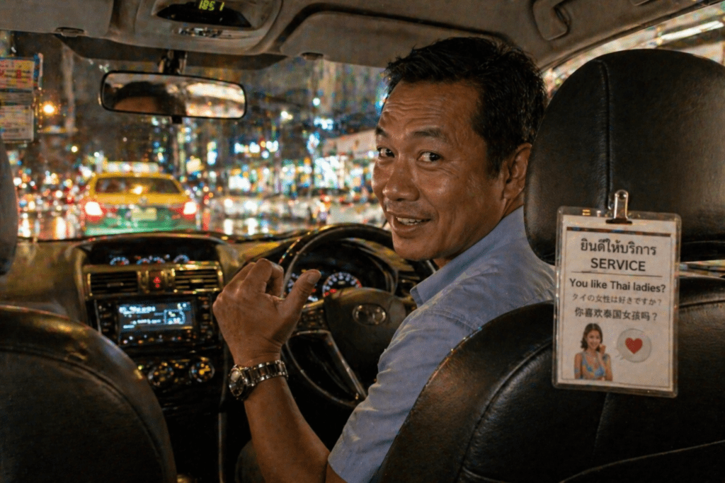 Taxi Drivers Asking If You Like Thai Ladies