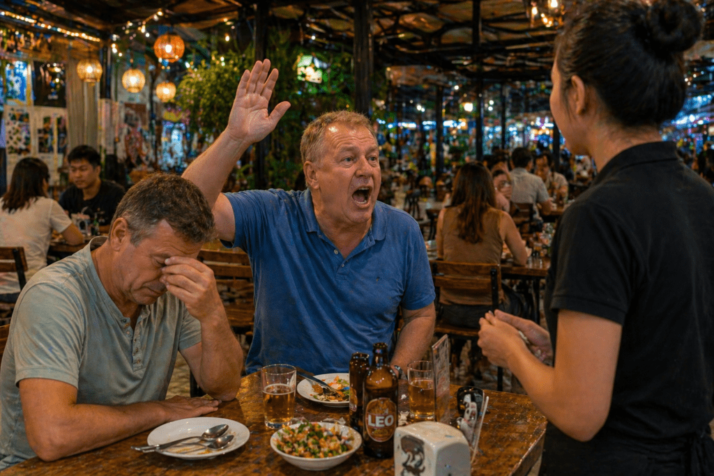 The Guy Who Shouts in Restaurants