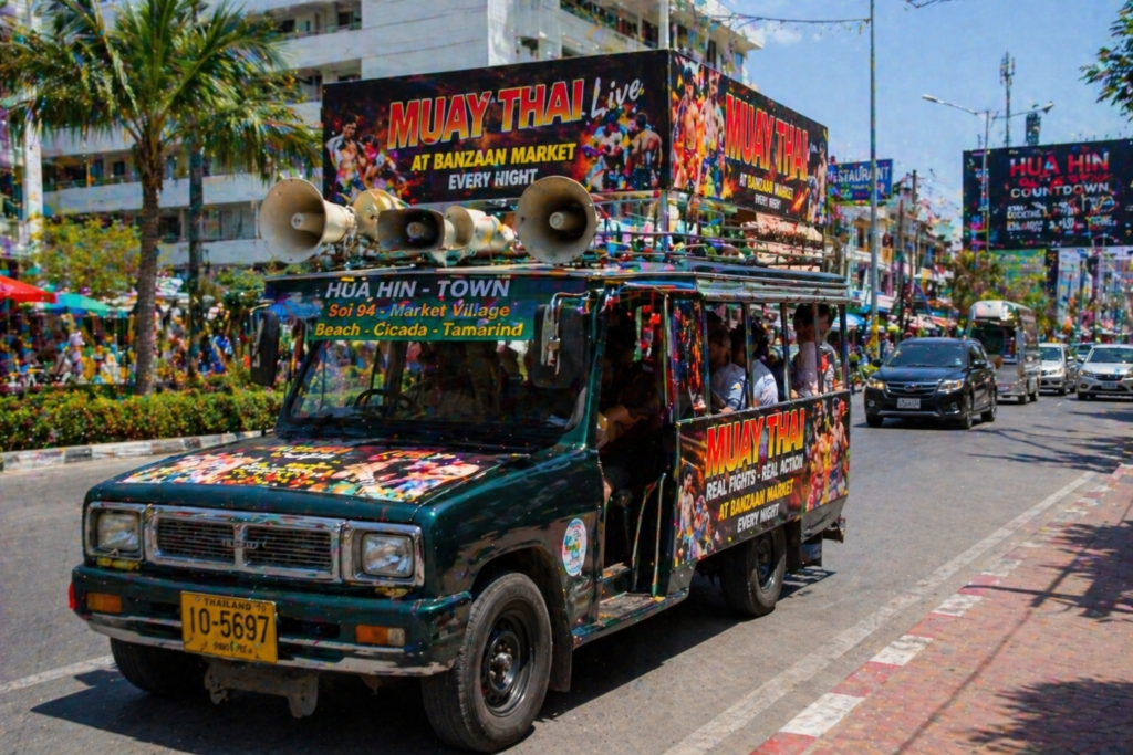 The Loud Advertising Baht Buses