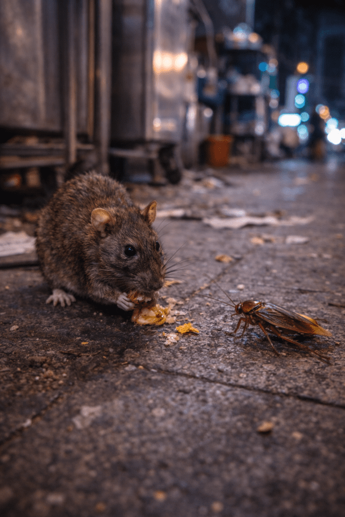 The Size of Rats and Cockroaches