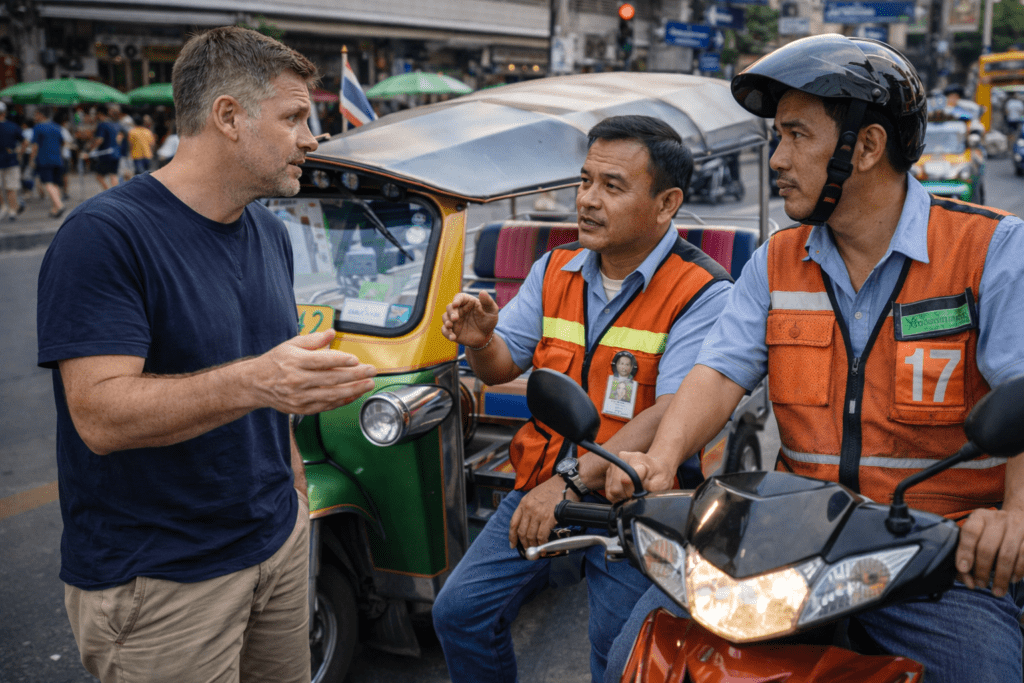 Tuktuks and Motorbike Taxis