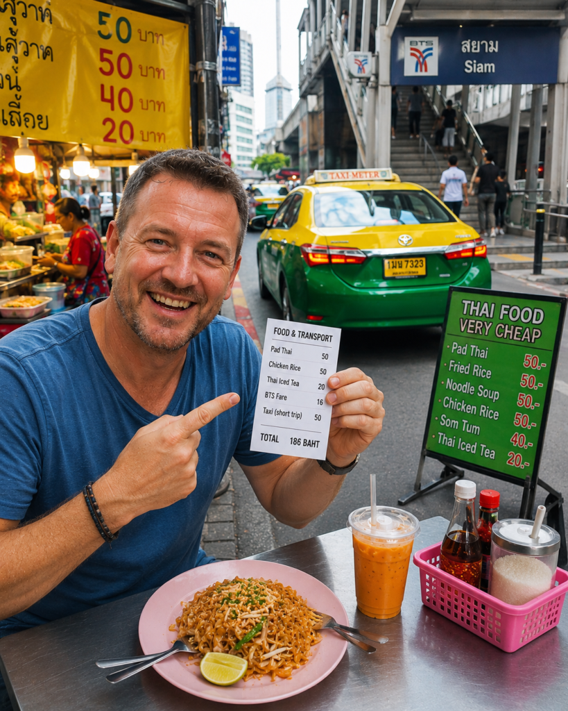 Low cost of living in Thailand compared to the West