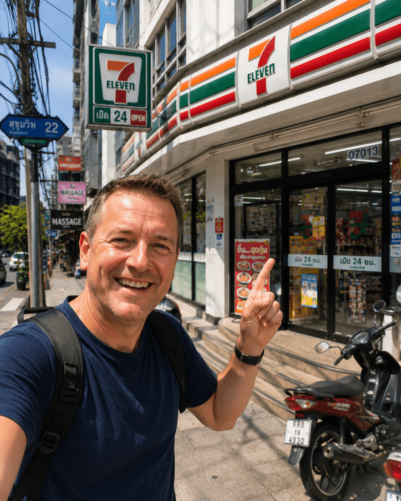 7-Eleven stores on every corner in Thailand