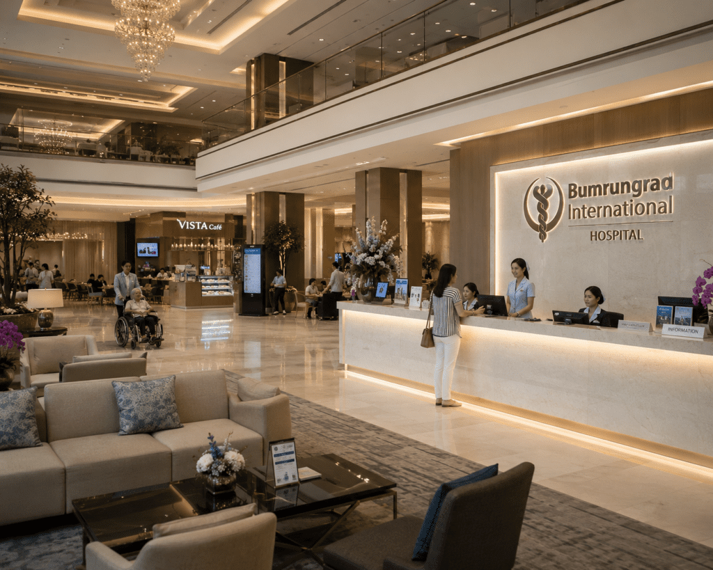 Luxurious private hospitals in Thailand like hotels