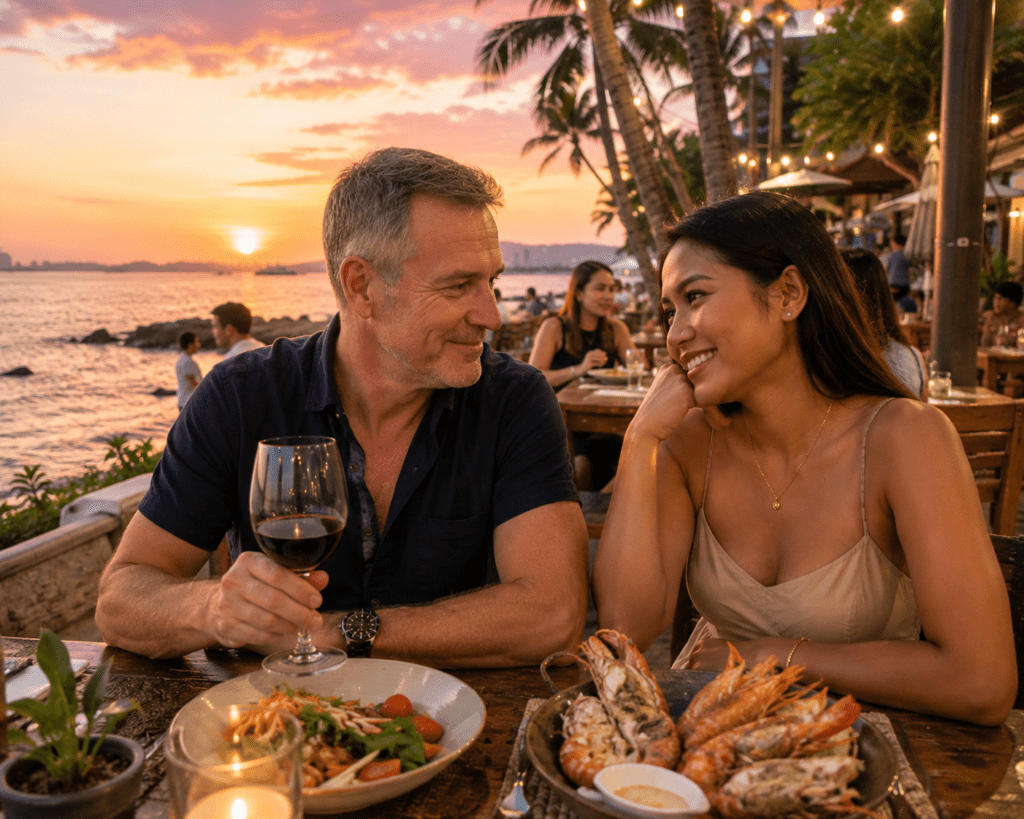 Older expat enjoying peaceful life in Thailand