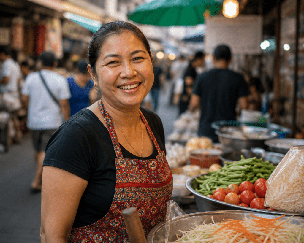 Friendly Thai smiles everywhere in the Land of Smiles