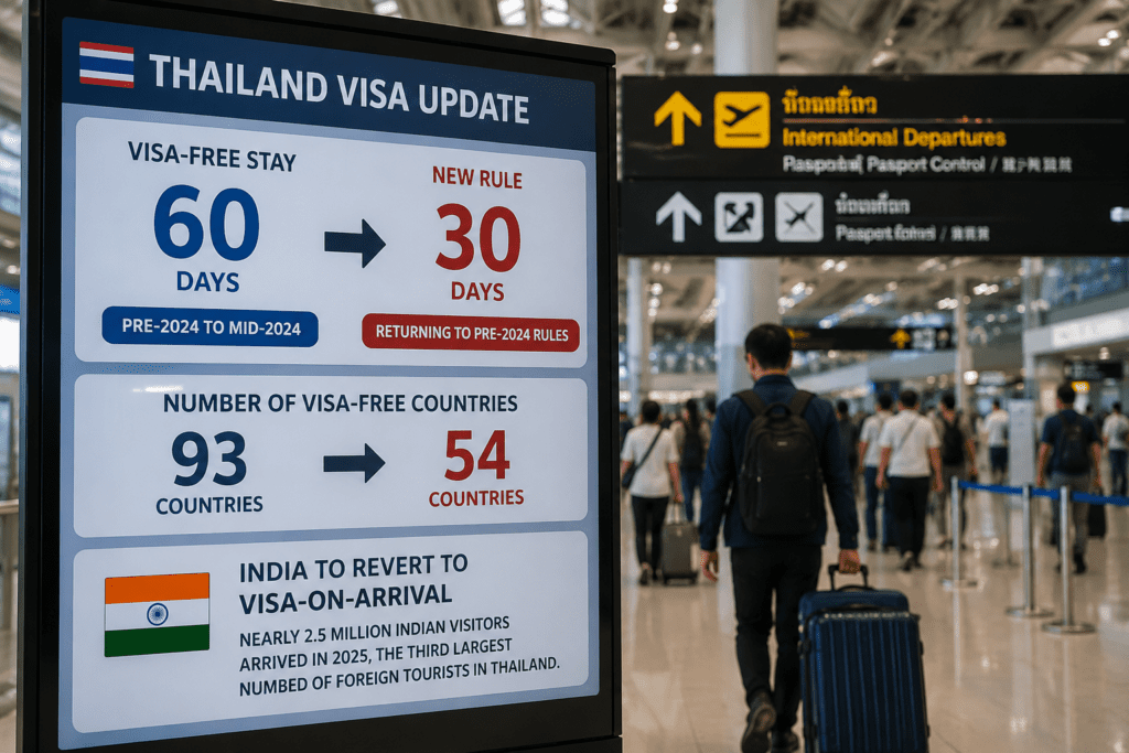 Thailand Changes 60 Day Visa To 30 Days