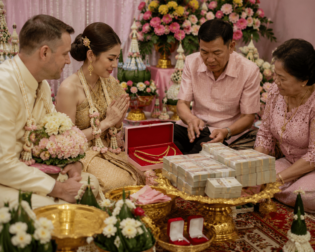 Sin Sod or bride price tradition in Thailand