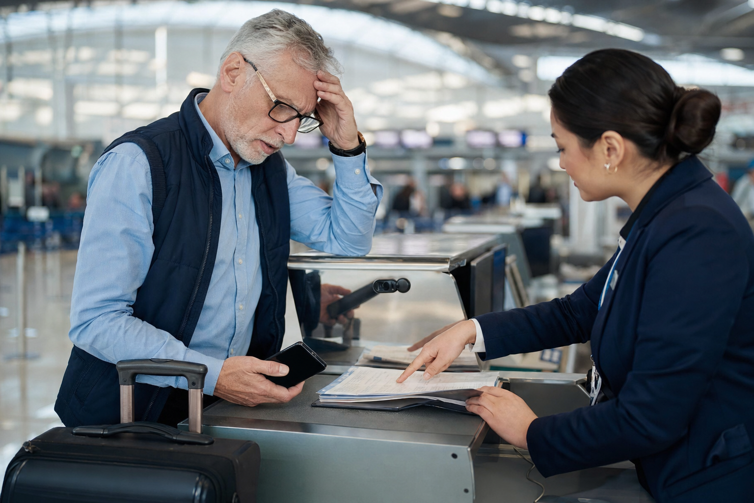 Paris Airport Visa Panic