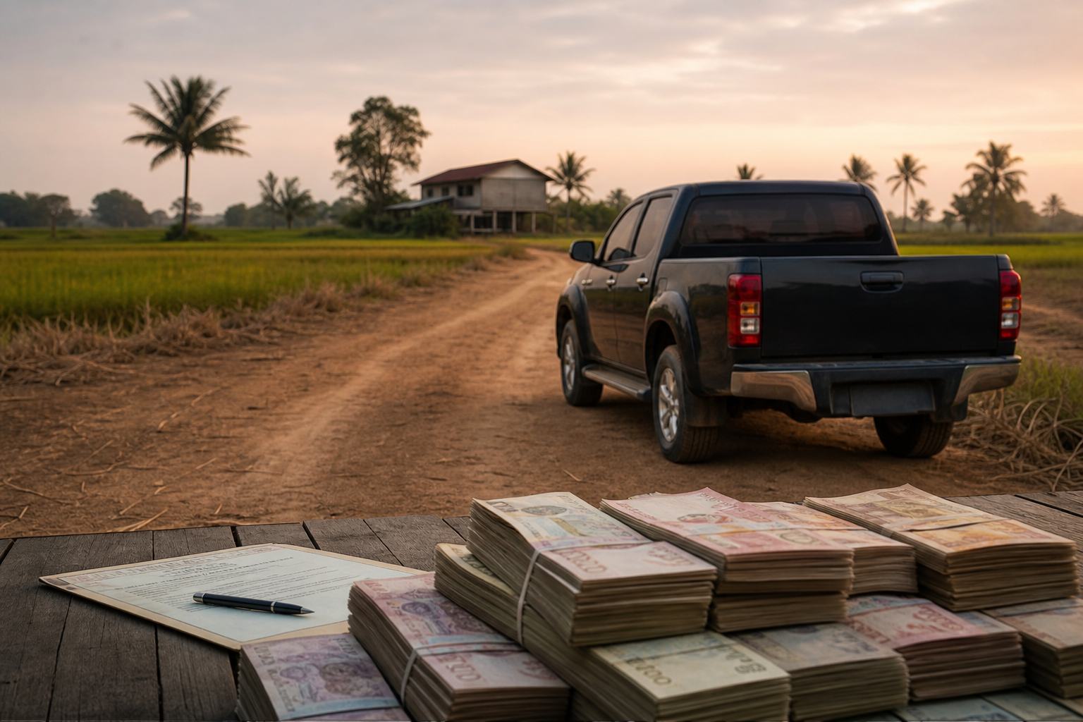 the-pickup-truck-and-the-land