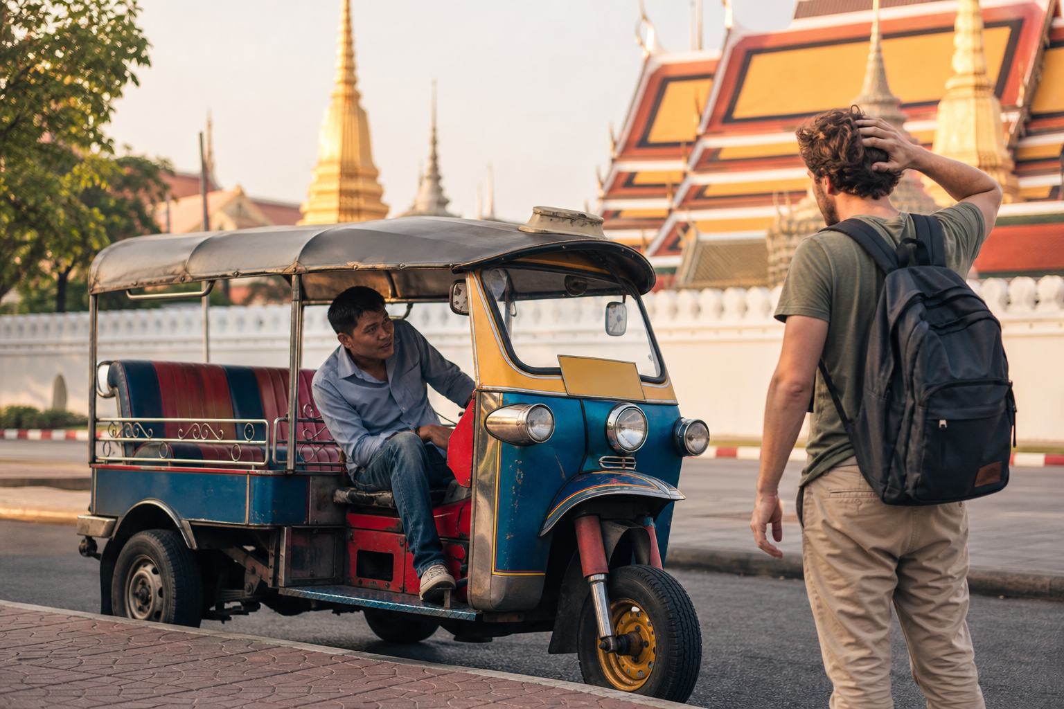 1. The Bangkok Tuk Tuk Scam That Starts with Closed Temples