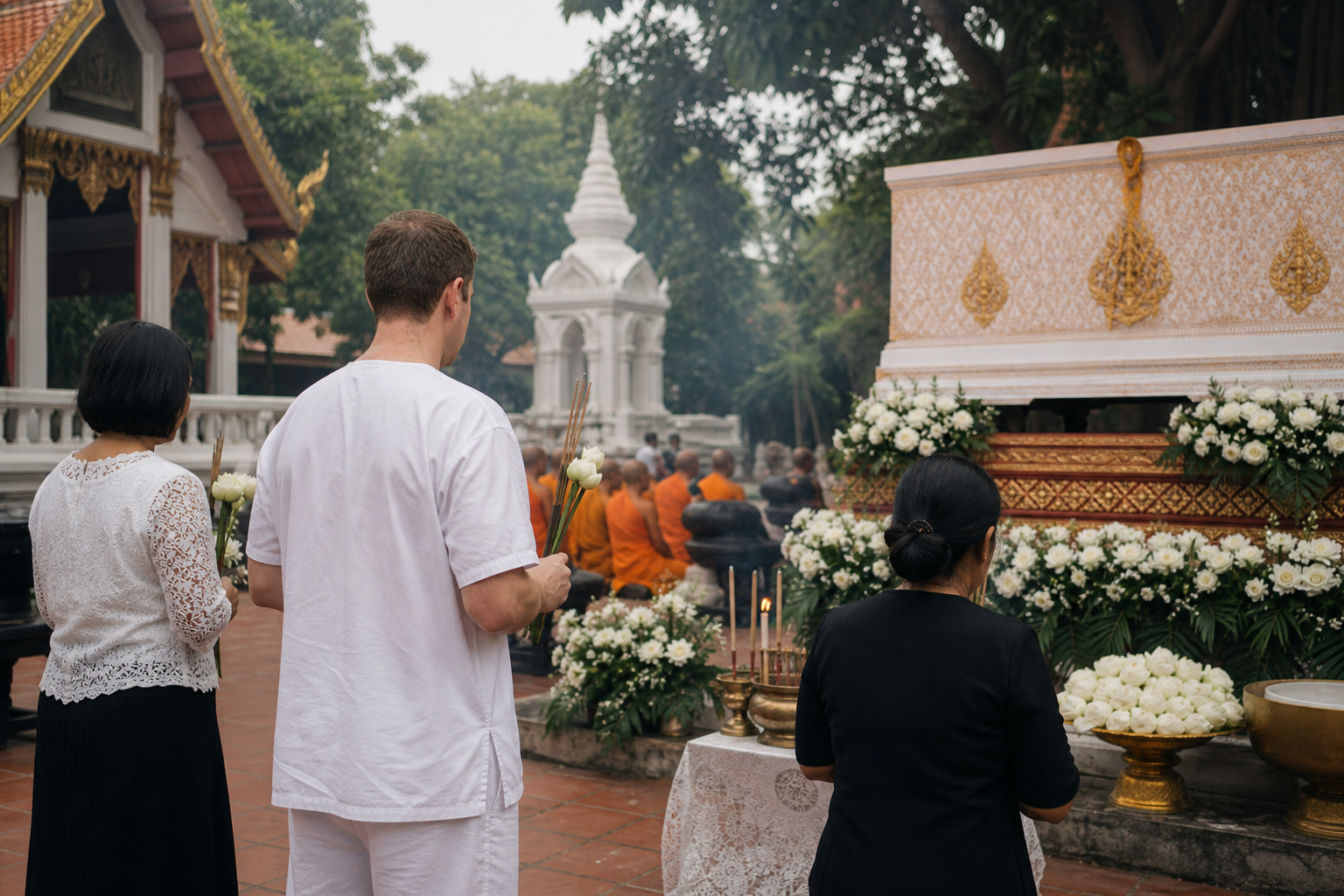 The Father-in-Law's Passing and a Thai Funeral
