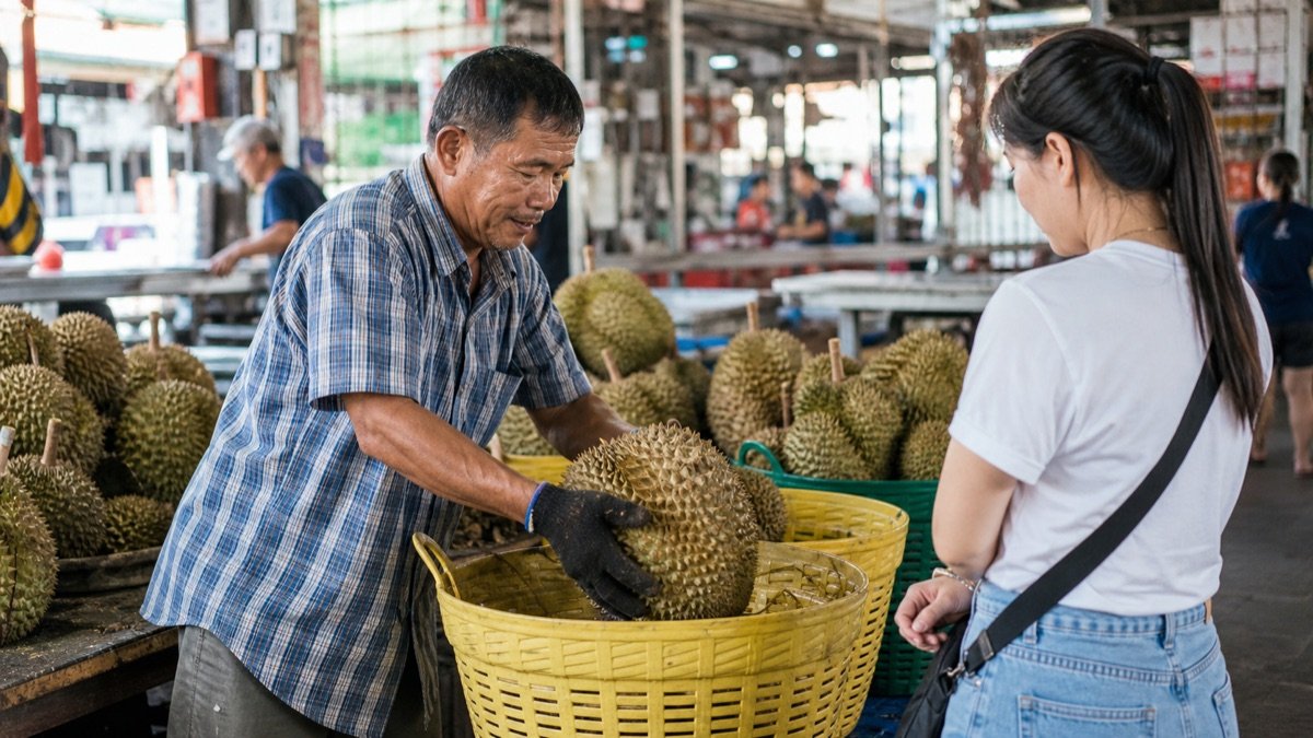 5. Using Durian as a Weapon