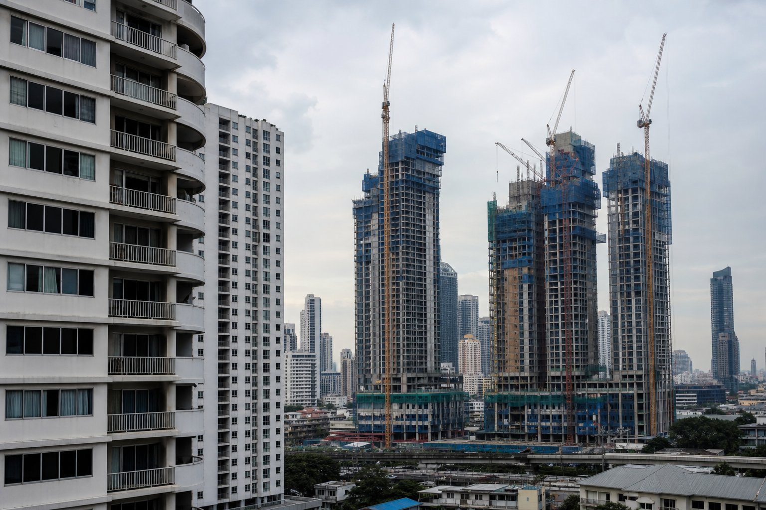6. Despite a Saturated Market and Low Occupancy Rates (Often Around 30%) New Apartment Buildings Continue to Be Constructed at a Rapid Pace