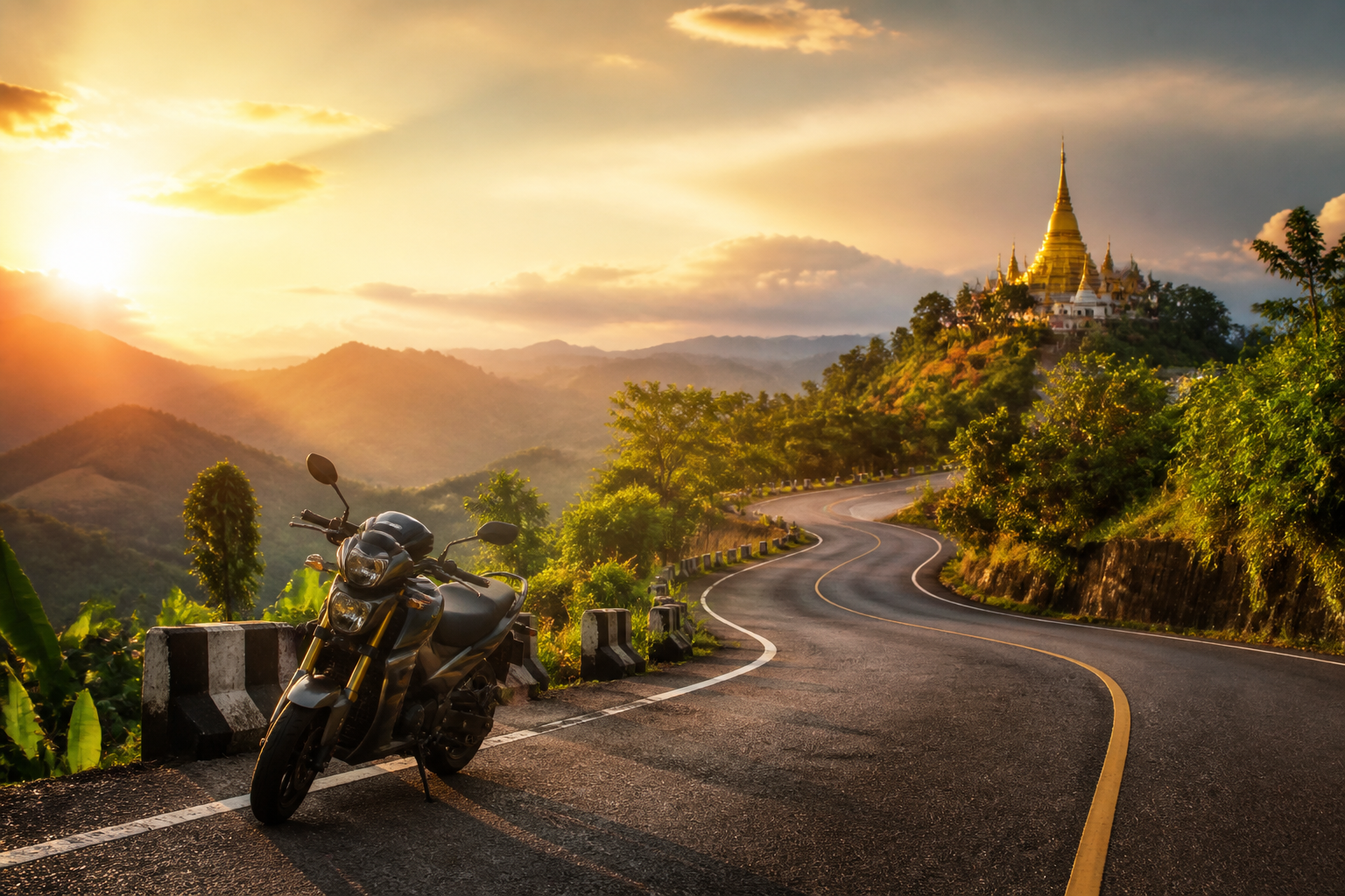 6. Trekking, Motorbikes and Mountain Temples