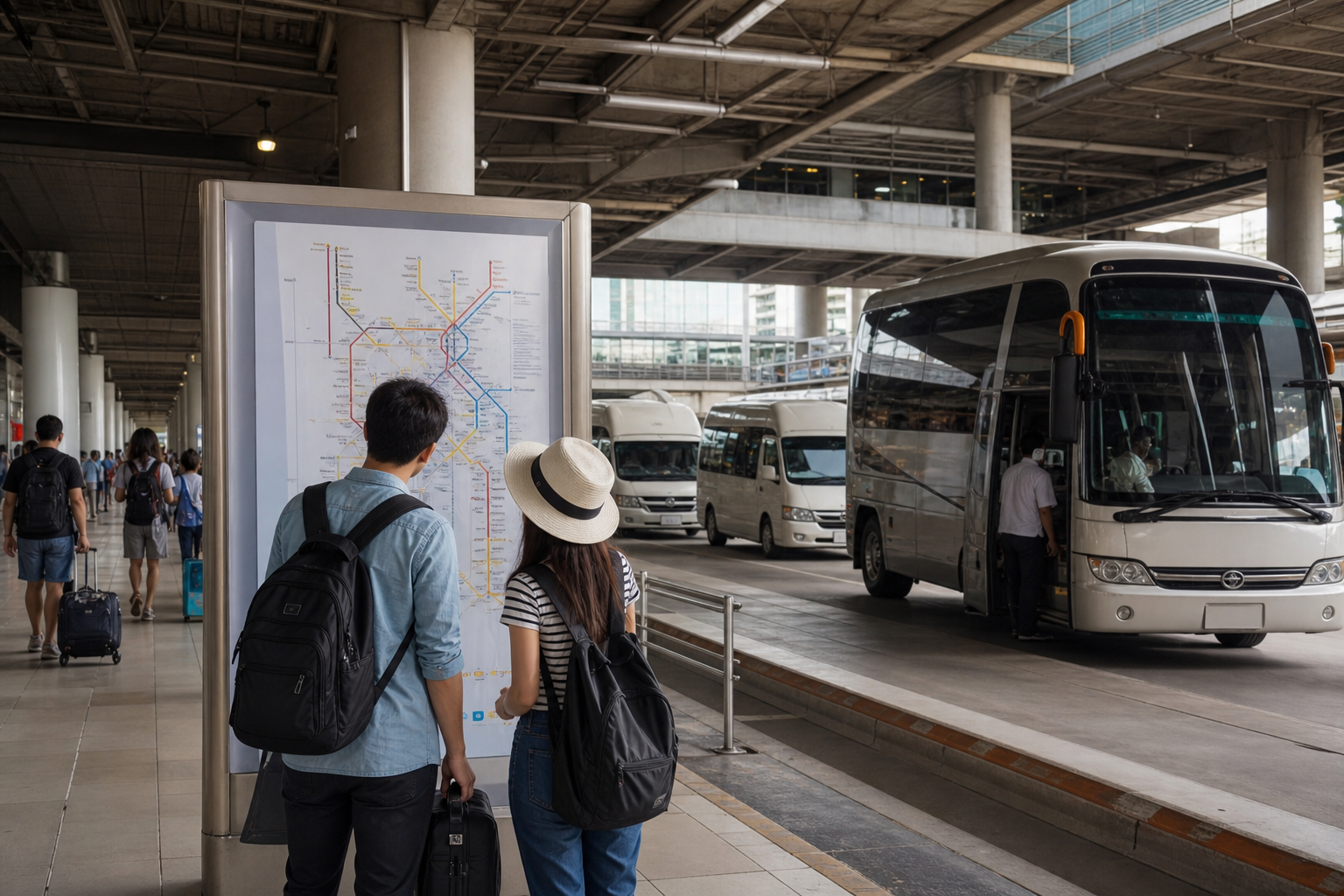 Airport Rail Link, Makkasan, Phaya Thai, and Yellow Line